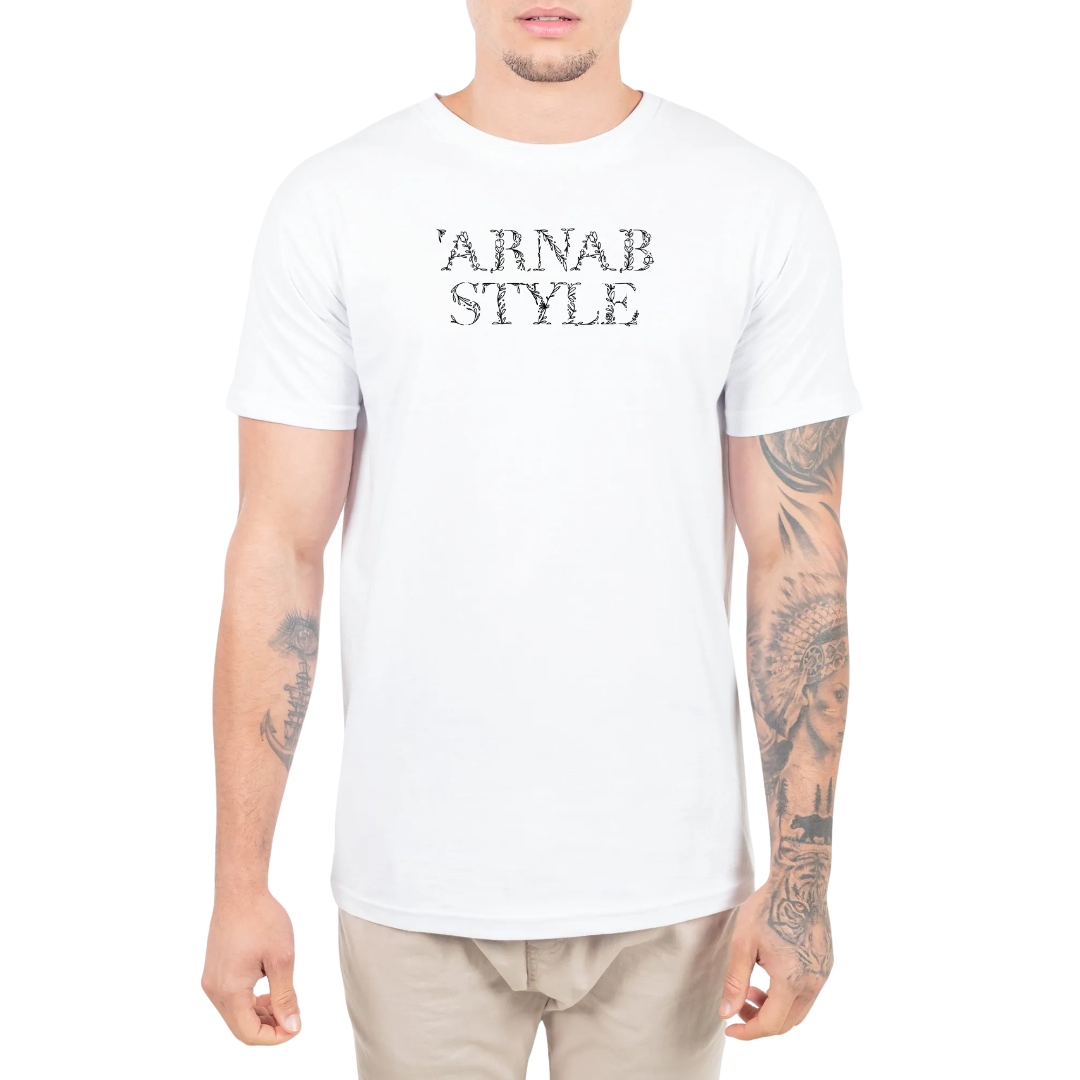 Camiseta Tradicional Masculina Branca 100... Camiseta Tradicional Masculina Branca 100...